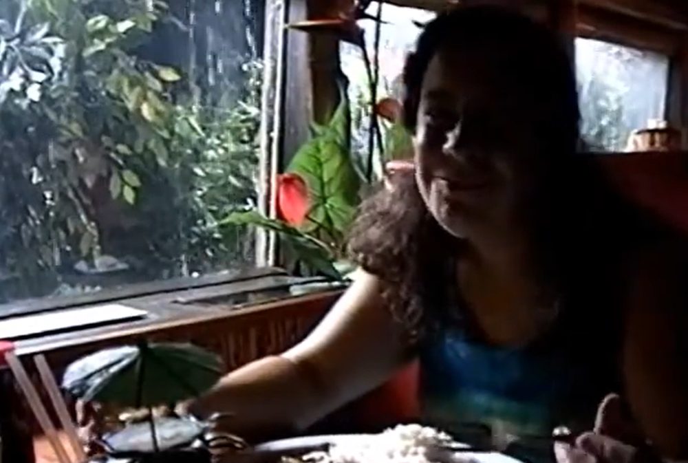 Dinner by the rain forest